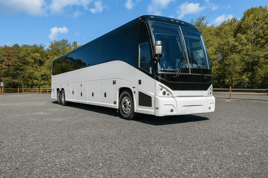 picture of Charter Bus Rental Cedar Rapids coach bus